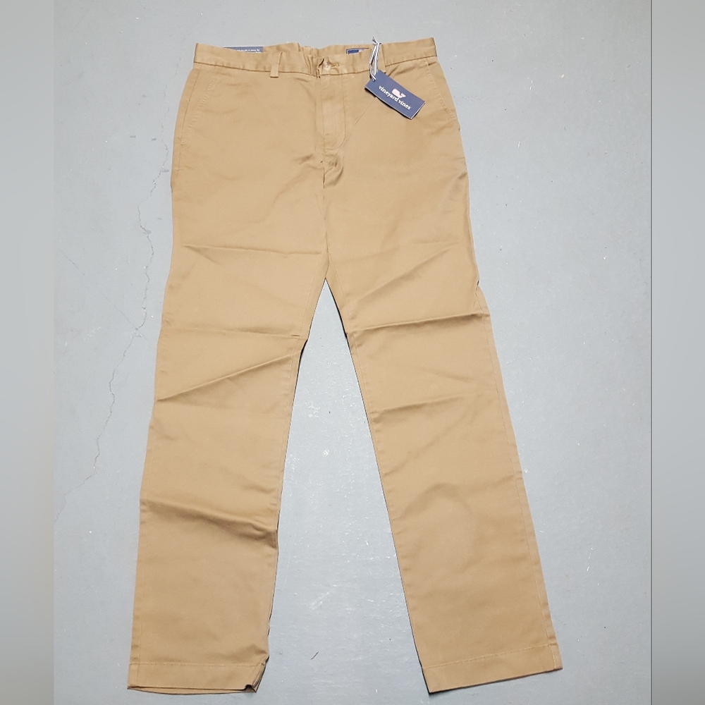 Vinyard Vines Stretch Breaker Pant Khaki.